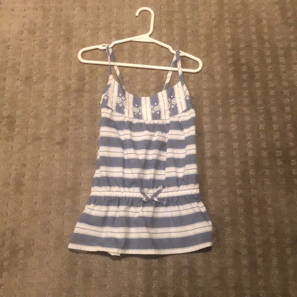 Blue Jean pencil tank top